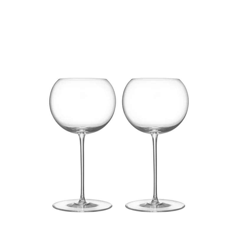 Orrefors Geometry Crystal White Wine - Set of 2 Orrefors Geometry Crystal White Wine - Set of 2
