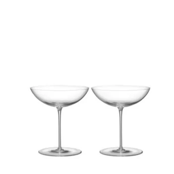 Orrefors Geometry Crystal Cocktail - Set of 2