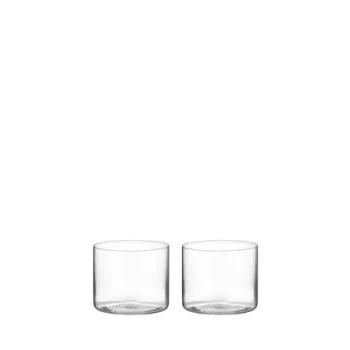 Orrefors Geometry Crystal Tumbler - Set of 2