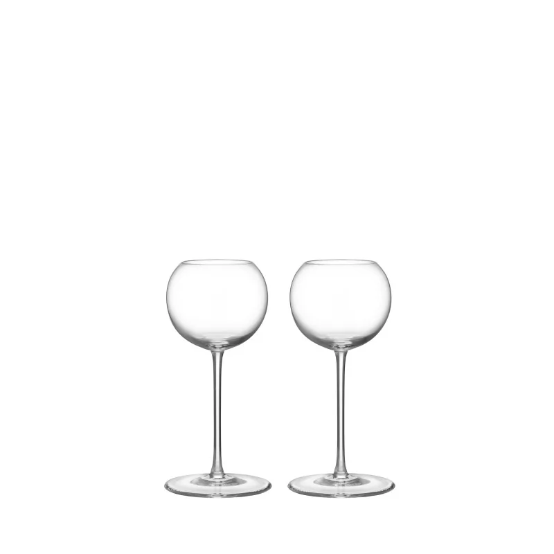Orrefors Geometry Crystal Liqueur - Set of 2 Orrefors Geometry Crystal Liqueur - Set of 2