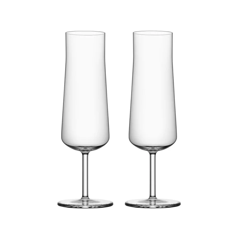 Orrefors Informal Crystal Champagne - Set of 2 Orrefors Informal Crystal Champagne - Set of 2