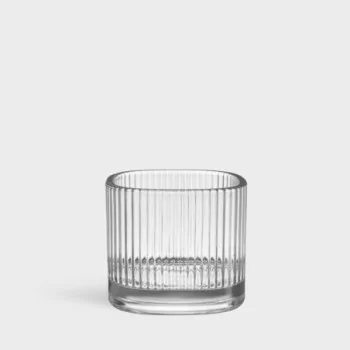 Orrefors Magica Crystal Votive Bowl Super Circle Clear Medium
