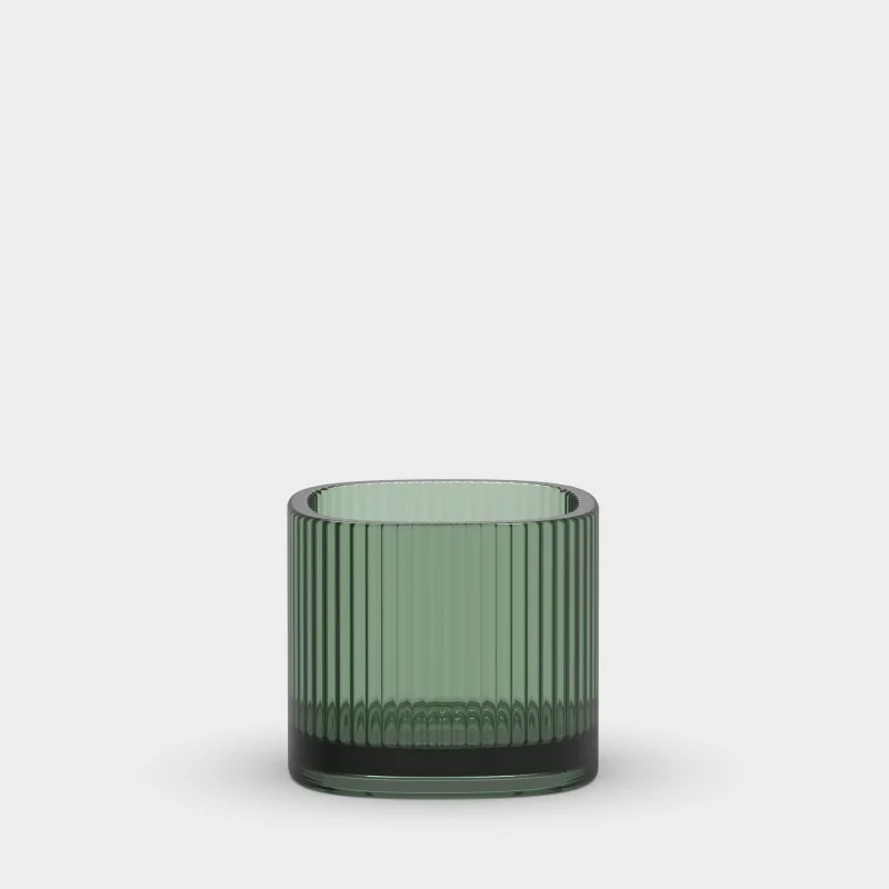 Orrefors Magica Crystal Votive Bowl Super Circle Green Medium Orrefors Magica Crystal Votive Bowl Super Circle Green Medium