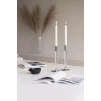 Orrefors Lumiere Candlesticks - Set of 2