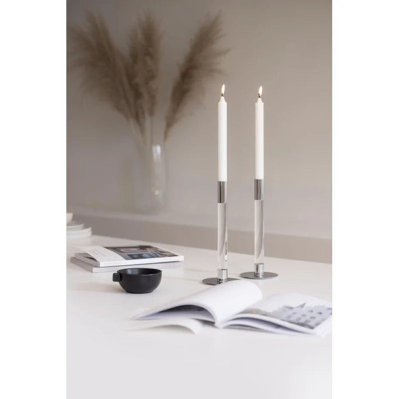 Orrefors Lumiere Candlesticks - Set of 2 Orrefors Lumiere Candlesticks - Set of 2