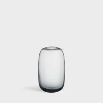 Orrefors Midsummer Vase Oxeye Daisy Mini Blue