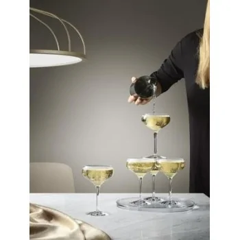 Orrefors More Crystal Coupe - Set of 4