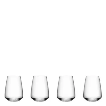 Orrefors Pulse Crystal Stemmless - Set of 4