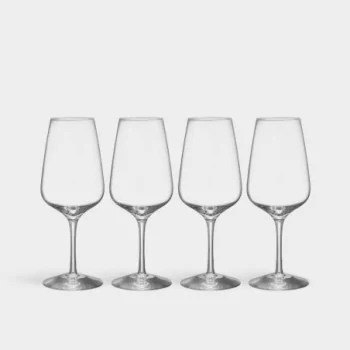 Orrefors Pulse Crystal White Wine - Set of 4
