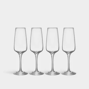 Orrefors Pulse Crystal Champagne - Set of 4