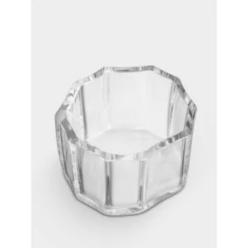 Orrefors Reed Crystal Bowl Votive Clear Small