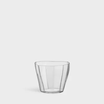 Orrefors Reed Crystal Vase/Bowl Clear Low