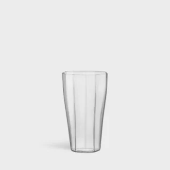 Orrefors Reed Crystal Vase Clear Medium