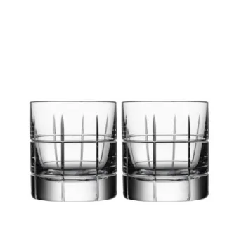 Orrefors Street Whiskey Pair