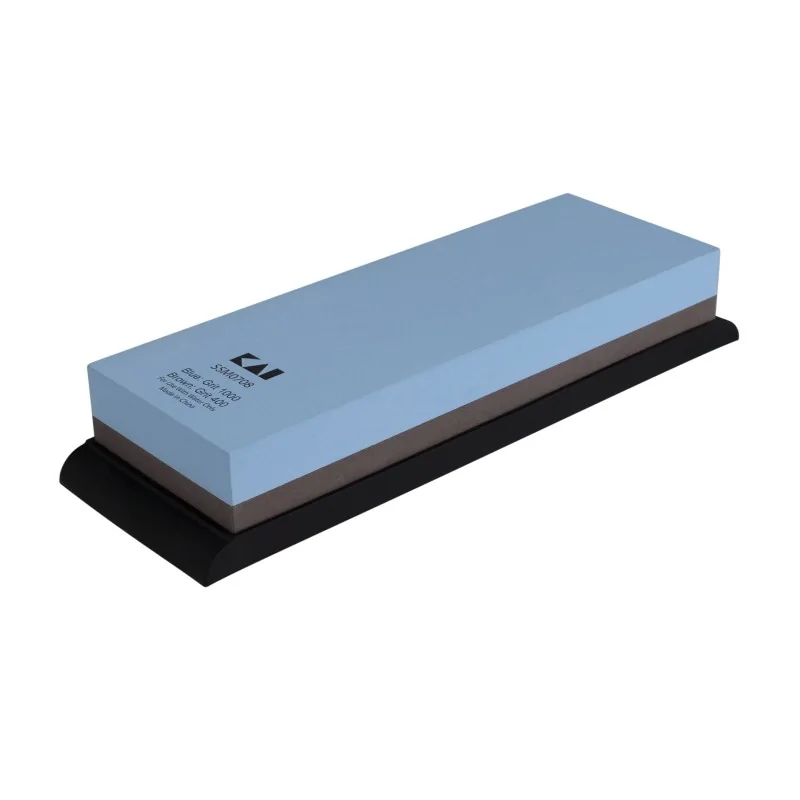 Shun Combination Whetstone w/ Rubber Base - 400/1000 Grit Shun Combination Whetstone w/ Rubber Base - 400/1000 Grit