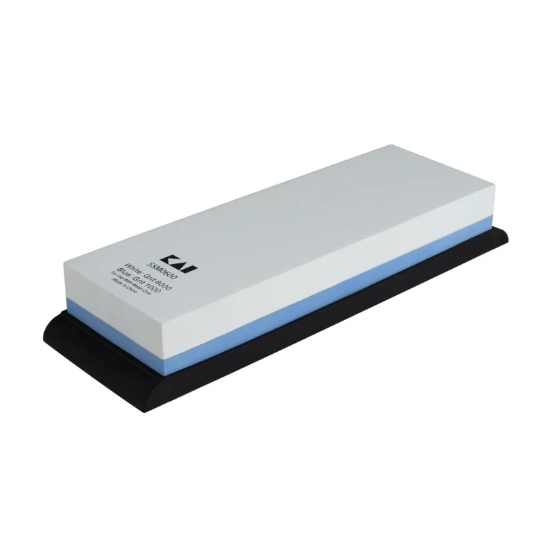 Shun Combination Whetstone w/ Rubber Base - 1000/6000 Grit