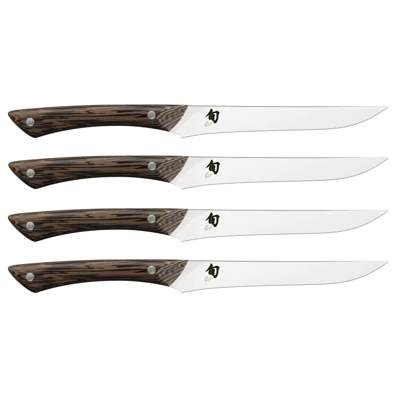 Shun Shima Natural 4pc. Steak Knife Set Shun Shima Natural 4pc. Steak Knife Set