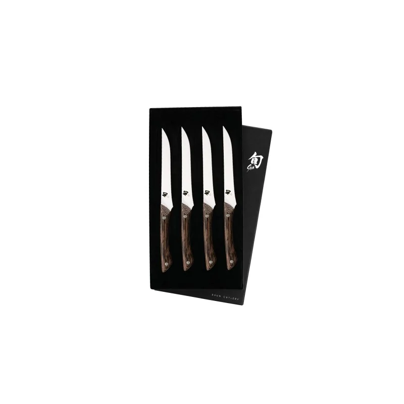Shun Shima Natural 4pc. Steak Knife Set Shun Shima Natural 4pc. Steak Knife Set
