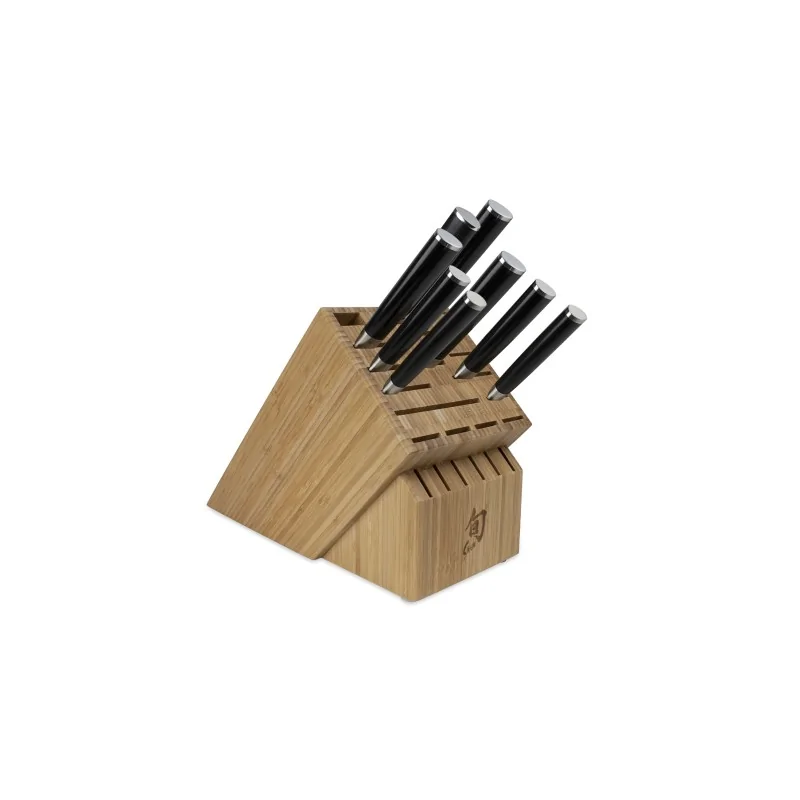 Shun Classic 9 Pc Chef's Knife Choice Block Set Shun Classic 9 Pc Chef's Knife Choice Block Set