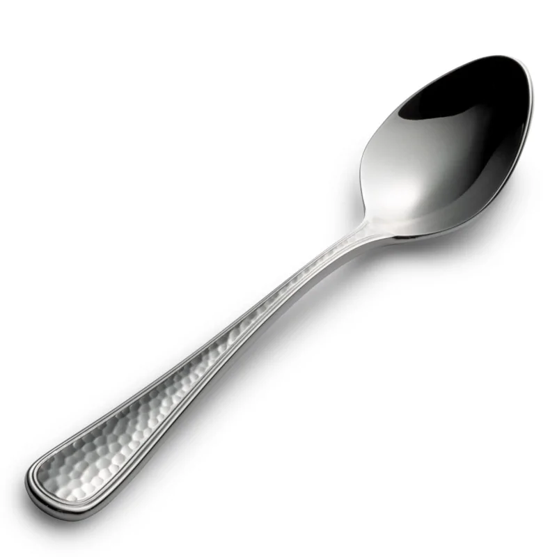 Bon Chef Positano Demitasse Spoon - 4.7" - Hammered Finish - Set of 12 Bon Chef Positano Demitasse Spoon - 4.7" - Hammered Finish - Set of 12