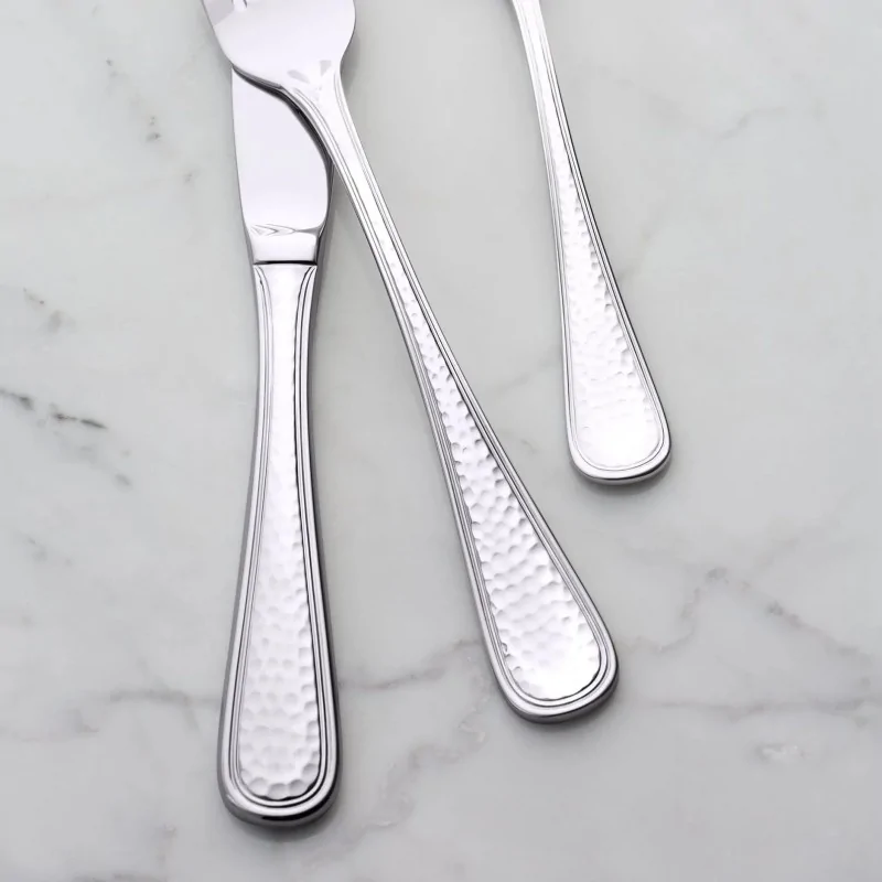 Bon Chef Positano Demitasse Spoon - 4.7" - Hammered Finish - Set of 12 Bon Chef Positano Demitasse Spoon - 4.7" - Hammered Finish - Set of 12