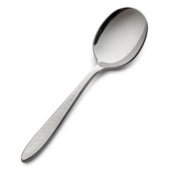 Bon Chef Copen Bouillon Spoon - 6.36" - Mirror Finish - Dishwasher Safe - Set of 12