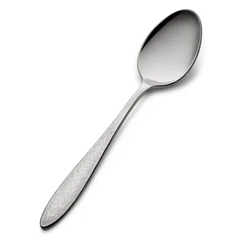 Bon Chef Copen Soup/Dessert Spoon - 7.95" - Mirror Finish - Dishwasher Safe - Set of 12