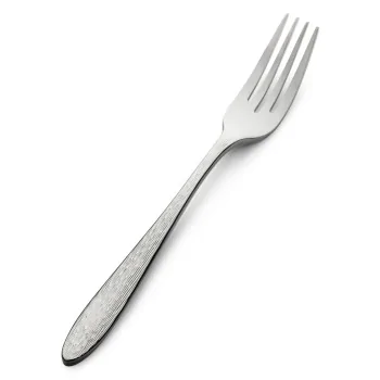 Bon Chef Copen Salad/Dessert Fork - 6.93" - Mirror Finish - Dishwasher Safe - Set of 12