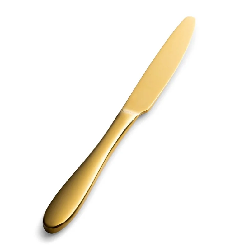 Bon Chef Luce Bread & Butter Knife - 6.93" - Solid Handle - Gold Mirror Finish - Set of 12 Bon Chef Luce Bread & Butter Knife - 6.93" - Solid Handle - Gold Mirror Finish - Set of 12