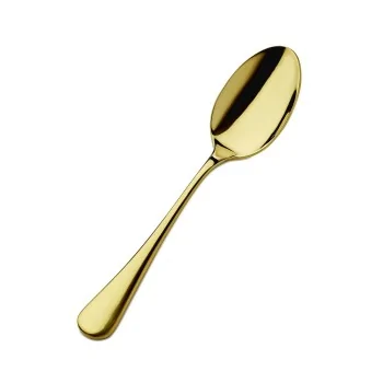 Bon Chef Luce Table/Serving Spoon - 8.86" - Gold Mirror (Special Order) - Set of 12