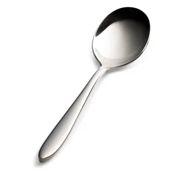 Bon Chef Luce Bouillon Spoon - 6.36" - Mirror Finish - Set of 12