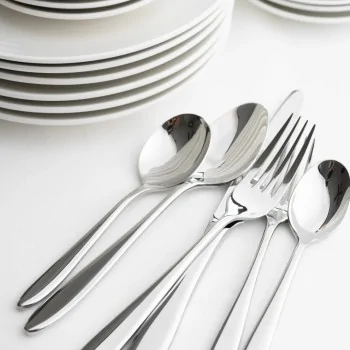 Bon Chef Luce Bouillon Spoon - 6.36" - Mirror Finish - Set of 12