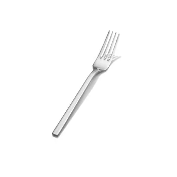 Bon Chef Milan Salad/Dessert Fork - 7 - 3/8" - 18/10 Stainless - Set of 12