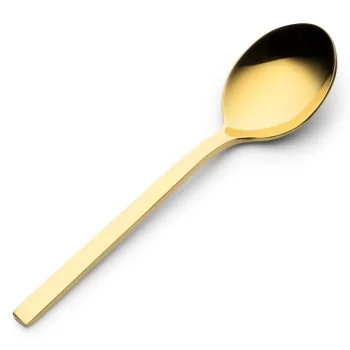 Bon Chef Milan Teaspoon - 5.5" - Gold PVD Mirror Finish - Set of 12