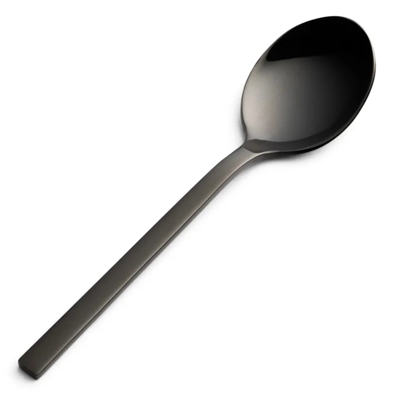Bon Chef Milan Teaspoon - 5.5" - Black PVD Matte Finish - Set of 12 Bon Chef Milan Teaspoon - 5.5" - Black PVD Matte Finish - Set of 12