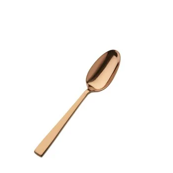 Bon Chef Roman Teaspoon - 6 - 1/4" - Rose Gold - Set of 12