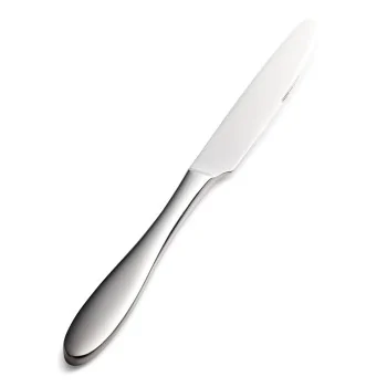 Bon Chef Luce Dinner Knife - 9.76" - Solid Handle - Mirror Finish - Set of 12