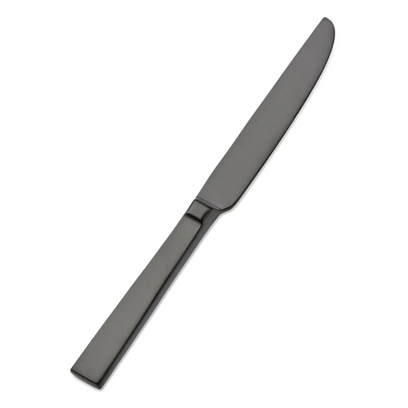 Bon Chef Roman Dessert Knife - 8 - 1/2" - Black Matte - Set of 12 Bon Chef Roman Dessert Knife - 8 - 1/2" - Black Matte - Set of 12