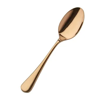 Bon Chef Como Table Serving Spoon - 8 - 1/2" - Rose Gold - Set of 12