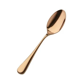 Bon Chef Como Soup/Dessert Spoon - 8" - Rose Gold - Set of 12