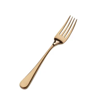 Bon Chef Como Salad Fork - 7" - Rose Gold - Set of 12
