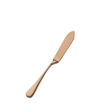 Bon Chef Como Butter Knife - 6 - 3/4" - Rose Gold - Set of 12