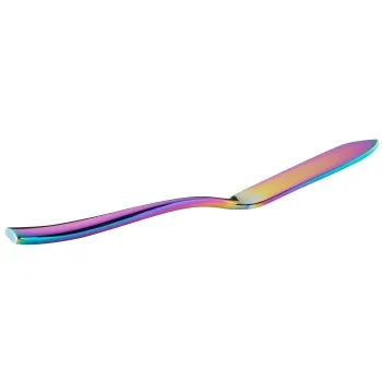 Bon Chef Manhattan Butter Knife - 6 - 5/8" - Rainbow PVD - Set of 12