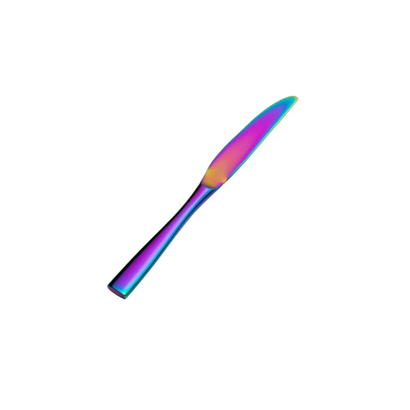 Bon Chef Manhattan Dinner Knife - 9" - Rainbow PVD - Set of 12 Bon Chef Manhattan Dinner Knife - 9" - Rainbow PVD - Set of 12