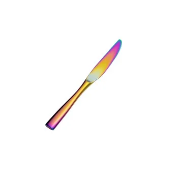 Bon Chef Manhattan Dinner Knife - 9" - Rainbow PVD - Set of 12