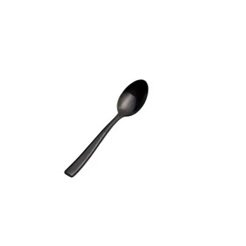Bon Chef Manhattan Teaspoon - 6.5" - Black PVD - Mirror Finish - Set of 12