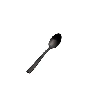 Bon Chef Manhattan Teaspoon - 6.5" - Black PVD - Matte Finish - Set of 12
