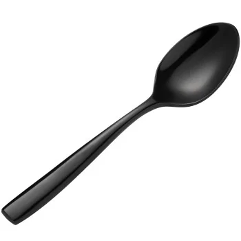 Bon Chef Manhattan Demitasse Spoon - 4 - 7/8" - Black PVD Finish - Set of 12