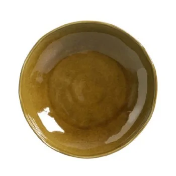 Stoneware Amber Soup Plate Bio - Diam. 8.86" - Pack of 12