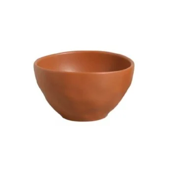 Stoneware Terracotta Organic Bowl - Diam. 5.24" - Pack of 12